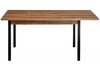 Миниатюра фото стол деревянный оригон дуб горный / черный матовый | 220svet.ru