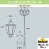 Миниатюра фото парковый фонарь fumagalli tabor ofir/noemi 3l  e35.205.r30.wyh27 | 220svet.ru