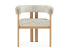 Миниатюра фото стул на металлокаркасе woodville selma бежевый / бук 15941 | 220svet.ru