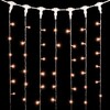 Миниатюра фото гирлянда занавес 2 x 3 м экстра тепло-белый 220в, 600 led, провод прозрачный пвх, ip54 ltc pcl602-10-2eww | 220svet.ru