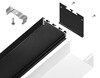Миниатюра фото алюминиевый профиль накладной/подвесной ambrella light gp3070bk | 220svet.ru