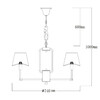 Миниатюра фото подвесная люстра mw-light софия 355014608 | 220svet.ru