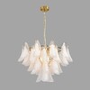 Миниатюра фото подвесная люстра lumion plume 8385/9 золотой | 220svet.ru