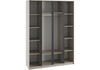 Миниатюра фото шкаф четырехстворчатый woodville кассий 160 кашемир 679651 | 220svet.ru