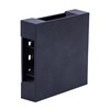 Миниатюра фото уличный настенный светильник uniel ulu-p33d-4w/4000k ip65 black ul-00013621 | 220svet.ru
