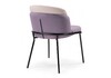Миниатюра фото стул сиолим сливовый / кремовый / черный глянец | 220svet.ru