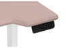 Миниатюра фото компьютерный стол с подъемным механизмом woodville маркос 120х75 розовый / белый 614593 | 220svet.ru