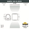 Миниатюра фото фасадный светильник fumagalli marta 160-2l  2a6.000.000.axd2l | 220svet.ru
