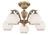 Миниатюра фото потолочная люстра reccagni angelo pl 8620/5 | 220svet.ru