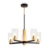 Миниатюра фото потолочная люстра на штанге freya ombre fr2051cl-05bbs | 220svet.ru