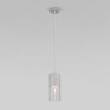 Миниатюра фото подвесной светильник eurosvet 50233/1 серебро | 220svet.ru