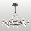 Миниатюра фото подвесная люстра lussole hopkins lsp-7407 | 220svet.ru