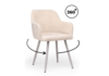 Миниатюра фото стул на металлокаркасе поворотный woodville инфини 360 латте (ocean 003) / серый 631772 | 220svet.ru