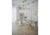 Миниатюра фото керамический стол woodville селена 3 160х90х77 белый мрамор / золото 572186 | 220svet.ru