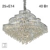 Миниатюра фото подвесная люстра хрустальная citilux naiad cl315191 | 220svet.ru