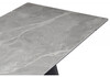 Миниатюра фото керамический стол раскладной woodville вейв 140(200)х80 серый мрамор larka grey / черный 626003 | 220svet.ru