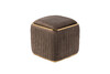 Миниатюра фото пуф велюр коричневый garda decor 102an-puf-1300-kor | 220svet.ru