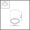 Миниатюра фото потолочный светильник odeon light brim 7137/12cl бронзовый | 220svet.ru
