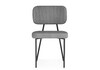 Миниатюра фото стул на металлокаркасе woodville вакао антрацитовый brendy stone 28 / черный 615184 | 220svet.ru