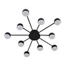 Миниатюра фото потолочная люстра lumion torina 8344/10c черный | 220svet.ru