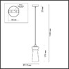 Миниатюра фото подвесной светильник odeon light pasti 4967/1a | 220svet.ru