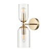 Миниатюра фото бра lumion kassia 6586/2w золотой | 220svet.ru