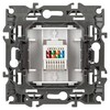 Миниатюра фото розетка эра серия 12 12-3107-16 информационная rj45 титан б0065716 | 220svet.ru