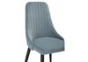 Миниатюра фото стул kora light blue / black | 220svet.ru